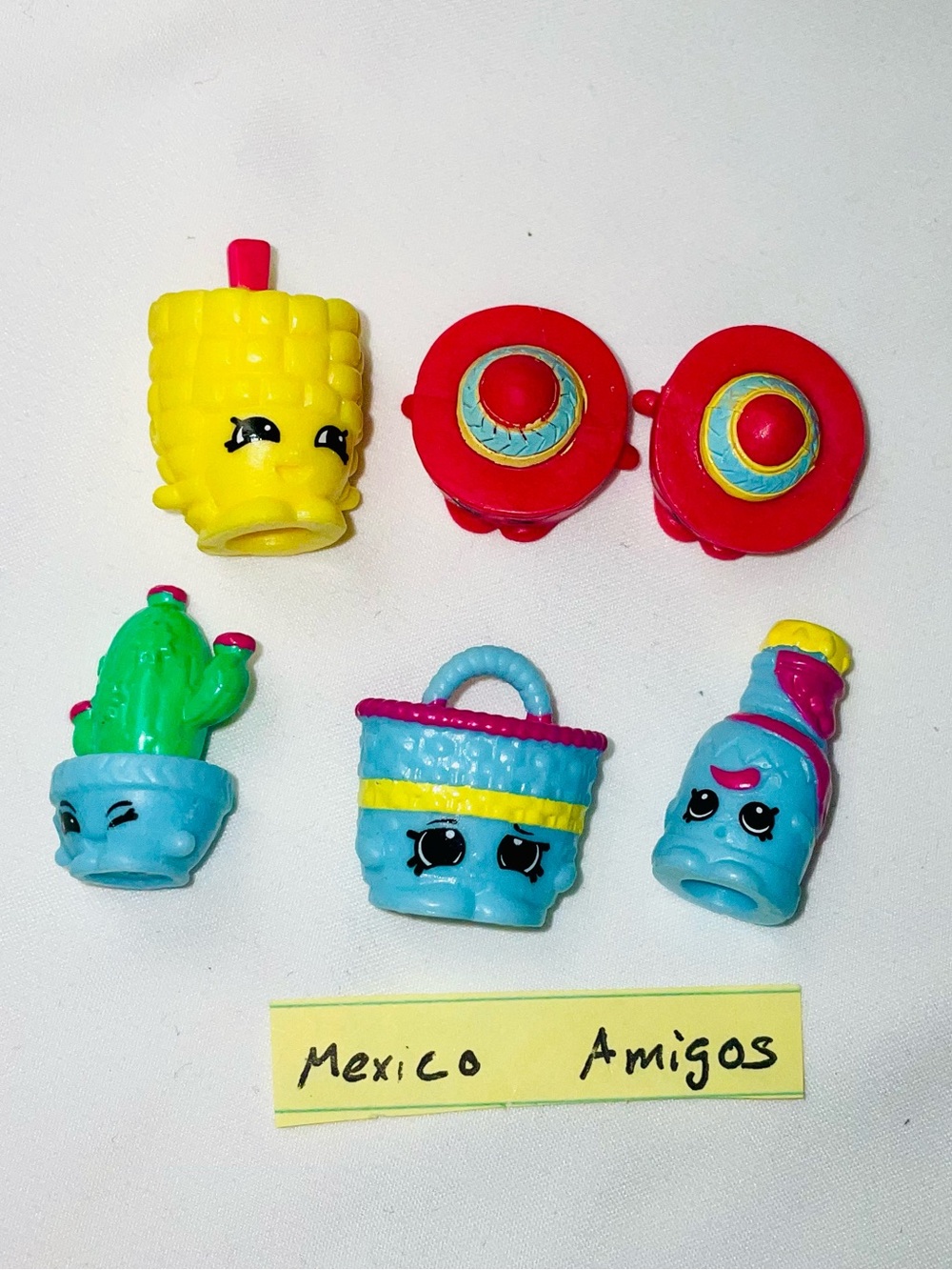 SHOPKINS Mexico Amigos S8- Corniella Corn, Arturo Sombrero, Spike Cactus… more!